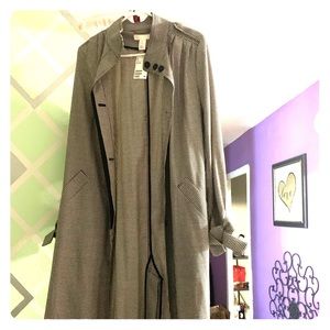 Ankle length belted Jacket